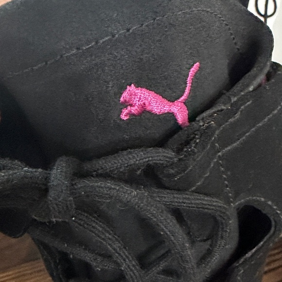 Puma x Mahanuala black sueded leather lace-up boots Japanese style vintage - Picture 7 of 9